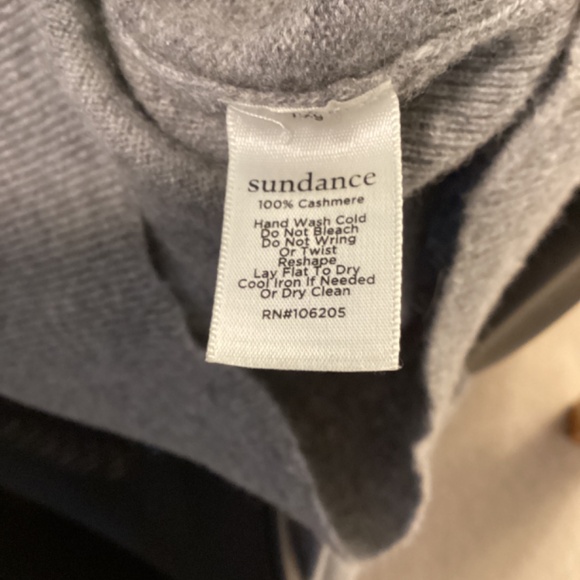 Sundance Eva Cashmere Faux-Wrap Sweater - Picture 3 of 3